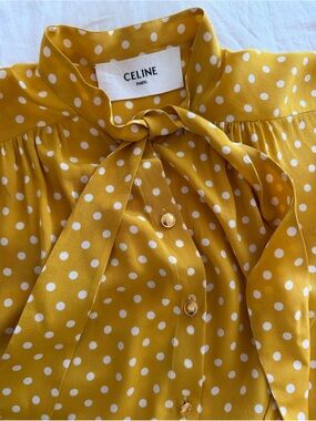 ICONIC CELINE SILK POLKA DOT DRESS
